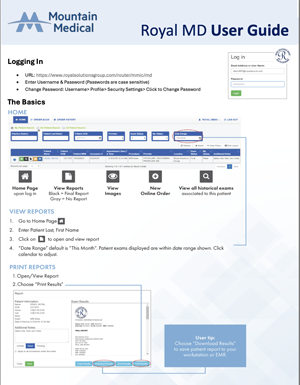 Royal MD User Guide